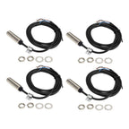 12mm Inductive Proximity Switch, PNP NO 3 Wire DC 6-36V, IP67 2mm Detection Distance for Automation Machinery
