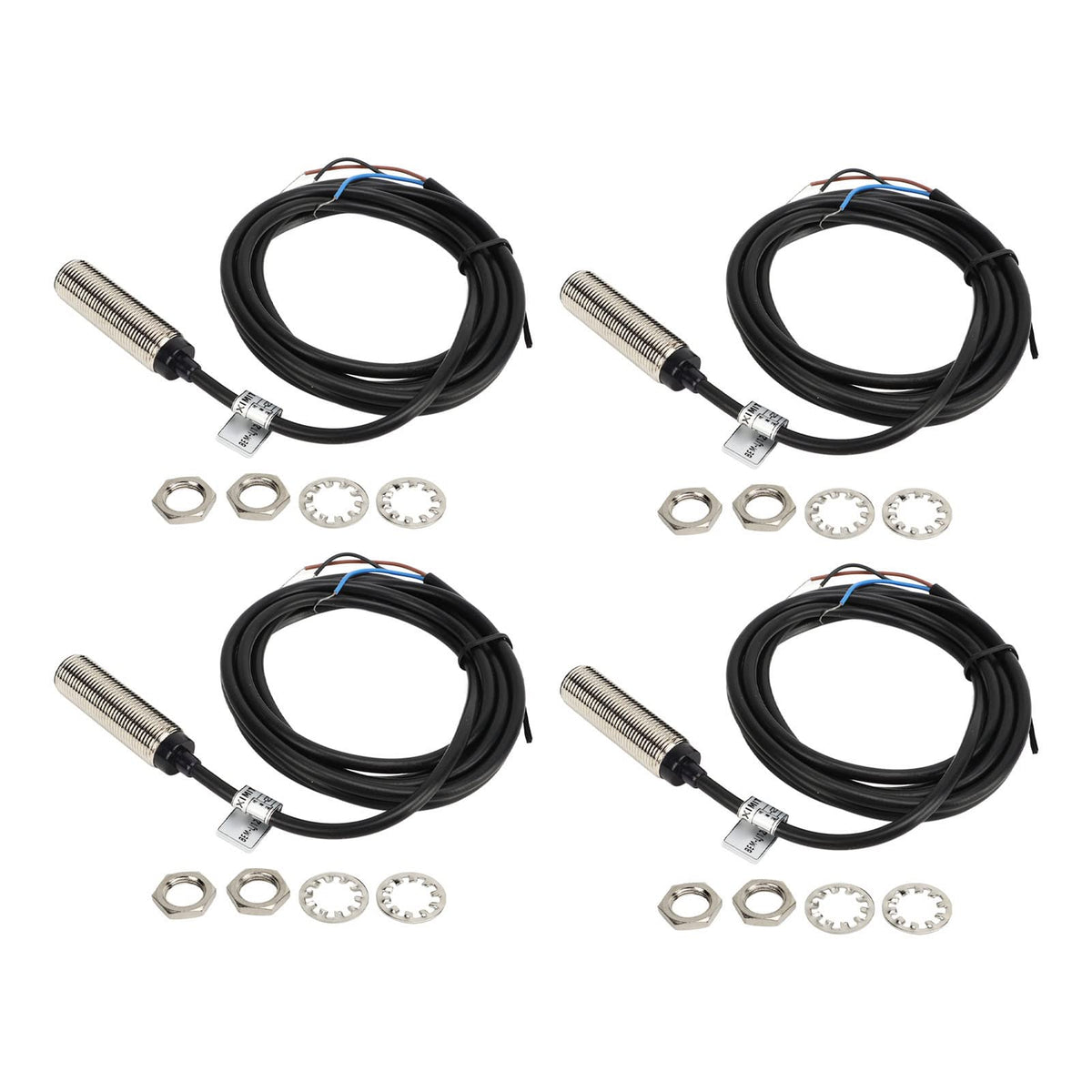 12mm Inductive Proximity Switch, PNP NO 3 Wire DC 6-36V, IP67 2mm Detection Distance for Automation Machinery
