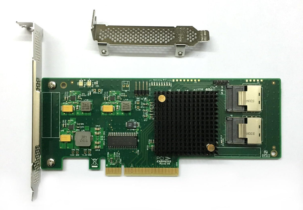 LSI 9211-8I 6Gbps SAS HBA FW:P20 9211-8i IT Mode ZFS FreeNAS unRAID Controller Card
