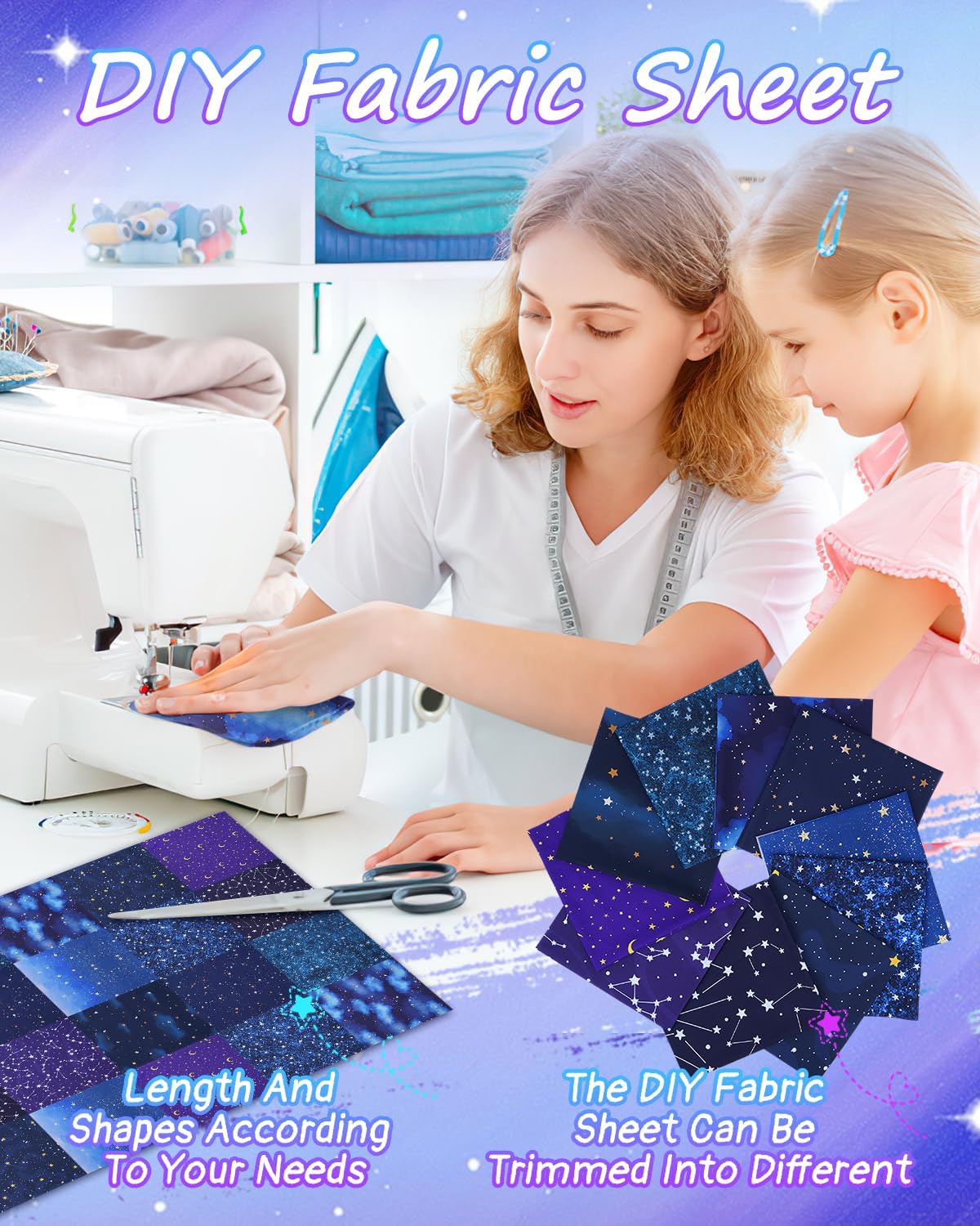 20 Pack 100% Cotton Precut Quarters Fabric Bundles,10”x 10” Quilting Fabric for Sewing,Precut Quarter Bundles Cotton