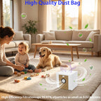 D15S MAX Dust Bags Replacement For ZCWA/WSUANE D15S MAX Robot Vacuum: