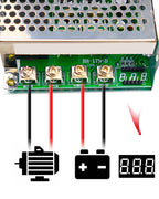PWM DC Motor Speed Controller 100A Max, DC 10-55V Brush Motor Controller