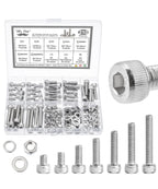 Nuts and Bolts Assortment Kit, 210 pcs, Stainless Steel