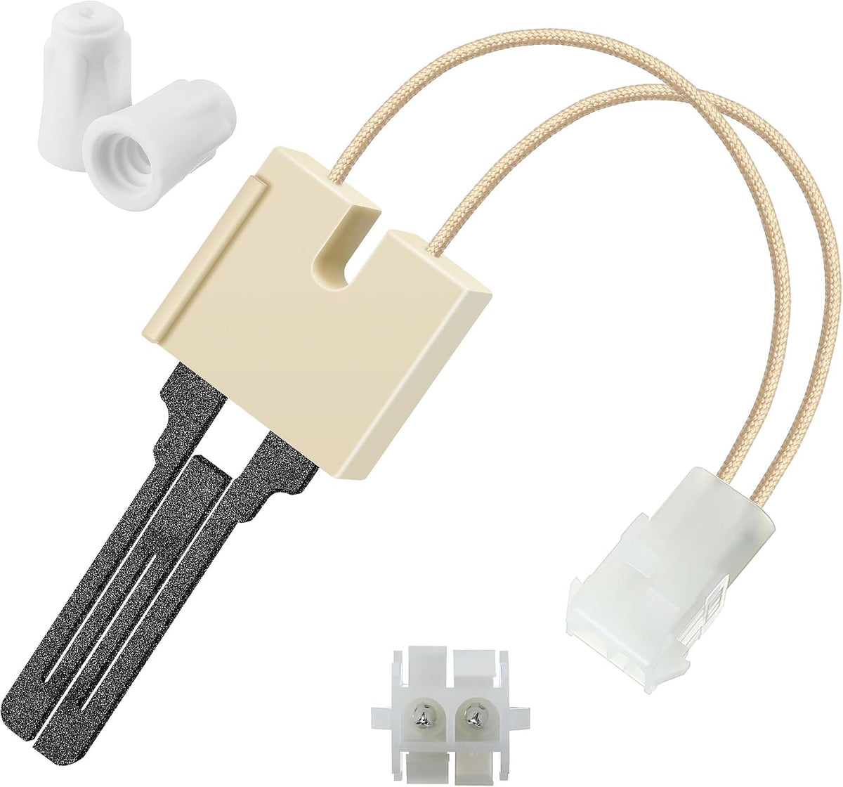 Dreyoo Furnace Ignitor Replacement, Furnace Hot Surface Ignitor Direct Replacement Compatible with Coleman Evcon York Luxaire S1-02535325000, 025-32626-000 (1 Pcs)