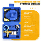 KAVLIRA Hydraulic Pressure Test Kit for Hydraulic Breaker Nitrogen Charging