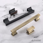 5" Brushed Antique Brass Cabinet Pulls 5 Pack, AL3061AB