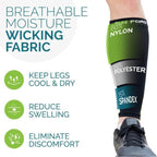 Calf Compression Sleeves for Men and Women - Leg Compression Sleeve - Footless Compression Socks for runners