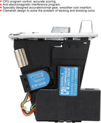Coin Acceptor,Comparable Roll Down Coin Mech Acceptor Coin Selector CPU Programmable Electronic Coin Selector for