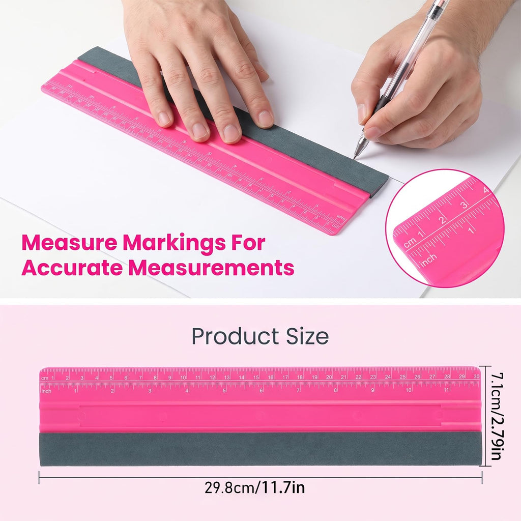 Professional Vinyl Squeegee, 11.7Inch Felt Squeegee for Vinyl
