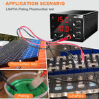 NICE-POWER DC Power Supply Variable 0~30V 0~10A, 3-Digits LED Display Current and Voltage Adjustable 150W Fixed with Encoder DC Bench Power Supply 15V 10A/30V 5A,Electroplating DIY etc PSU