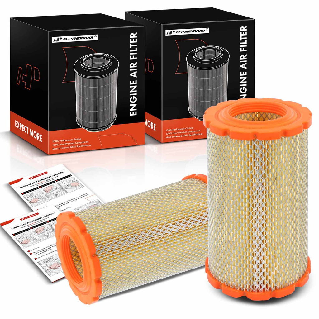 A-Premium 2-PC Engine Air Filter Compatible with Ford, Mazda & Mercury