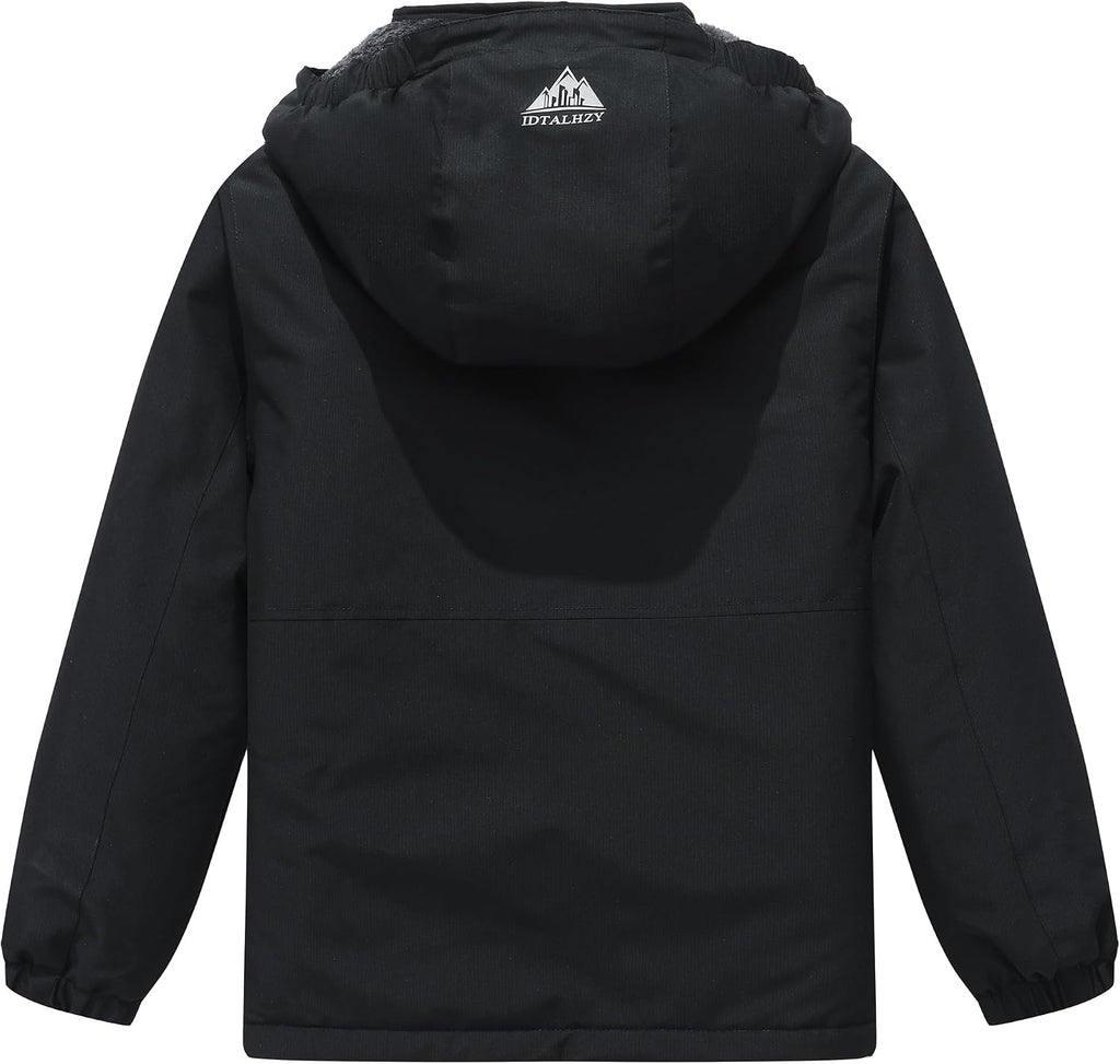 Kids Waterproof Ski Jacket with Detachable Hood