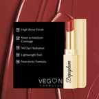 Berry Red Lipstick for Women Moisture Lip Gloss Tinted Lip Balm