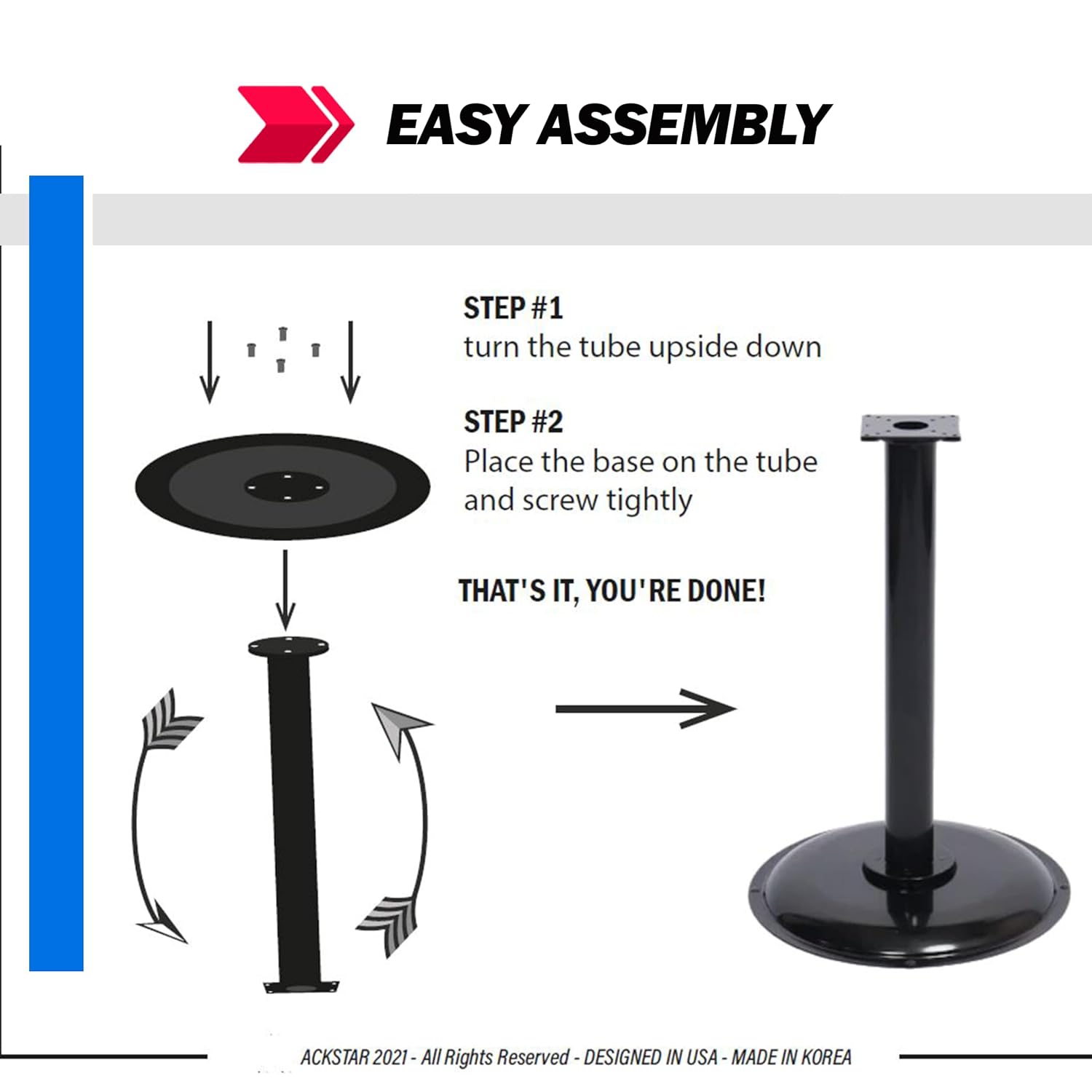 Single Metal Stand for Gumball Machine & Big Capsule Vending Machines.