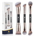 Foundation Concealer Contour Brush Set, 3Pcs Makeup Brushes