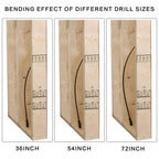 YY-LC Flexible Drill Bit for Wire Pulling,1/2 x 72 in. Flex Auger Drill Bit