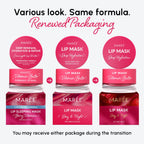 Lip Mask Overnight - Berry Hydrating Lip Scrub & Moisturizer Mask
