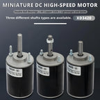MAKERELE High Torque DC Motor 12V/24V 30W, Short Shaft, 3500/7000RPM