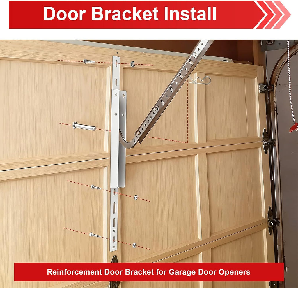 Universal Garage Door Opener Mounting Brackets, Ceiling Mount, 5-Piece