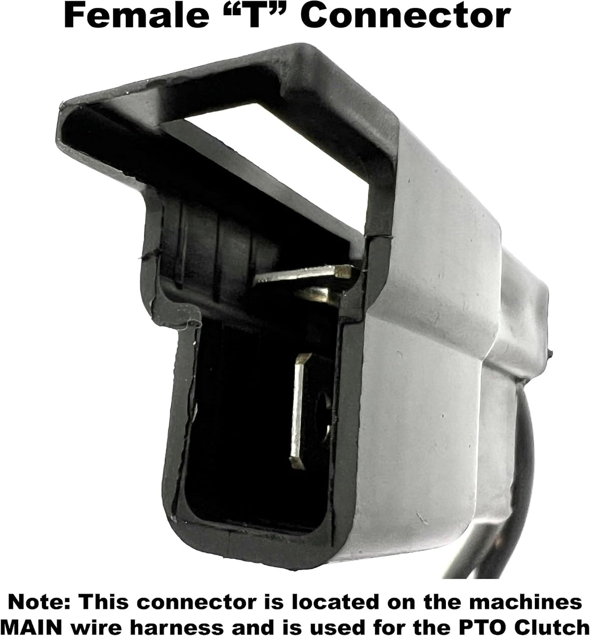 Wire Harness Connector Repair Kit Electric PTO Clutch Machine Side Female Plug for All Cub Cadet MTD Troy-Bilt Huskee