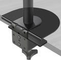 Steel Reinforcement Bracket Mount Plate for Thin, Glass, and Other Fragile Table Top Surfaces, Compatible with Most