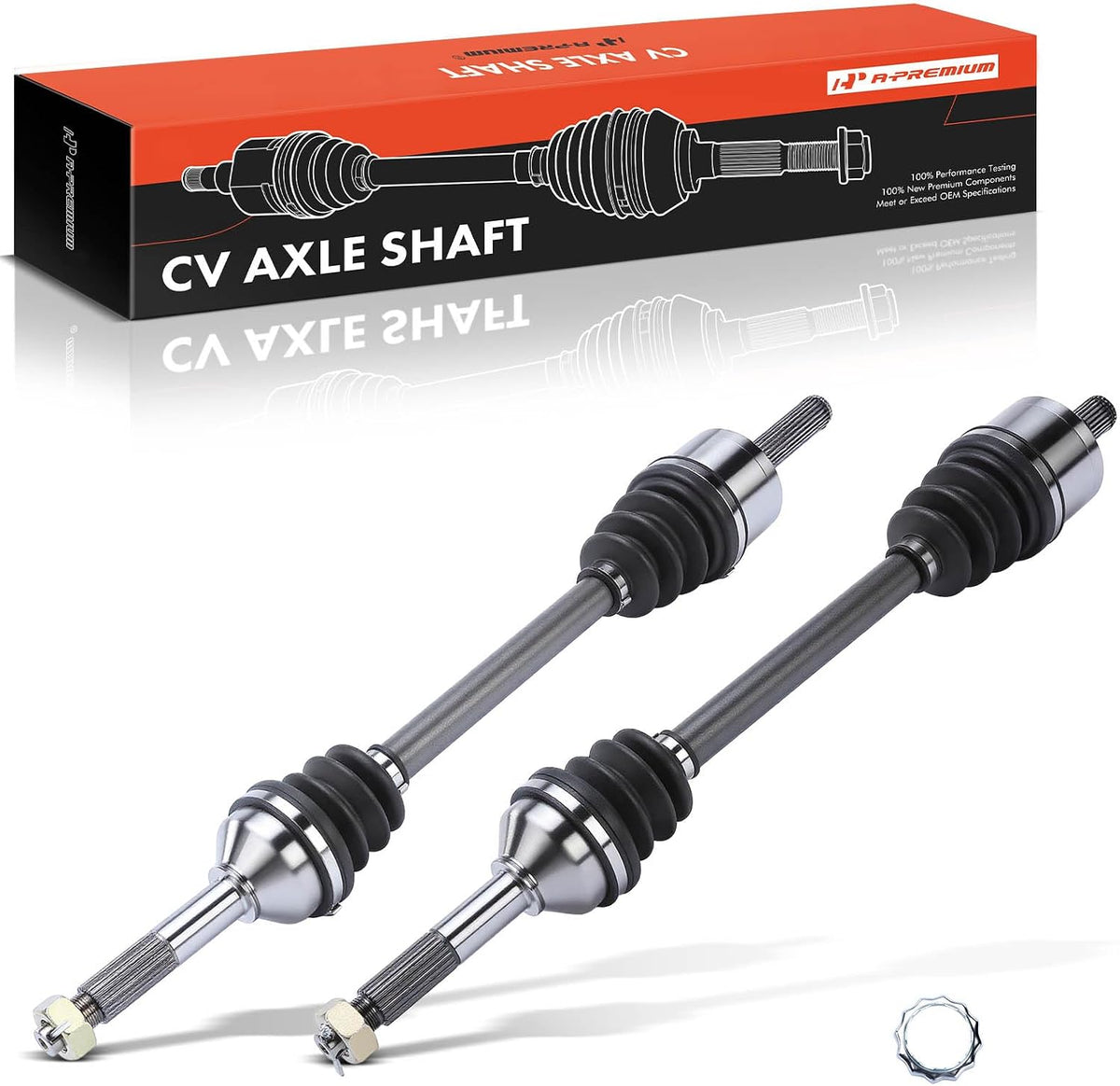 A-Premium Set of 2 Rear CV Axle Shaft Assembly