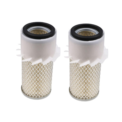 DVPARTS 2PK Air Filters 70000-11221 67800-58300 15227-11220 15562-11080 Compatible with Kubota B KH L Series and More B4200 B5100 B5200 B6100 B6200 B7100 B7200 B8200 L175 L185