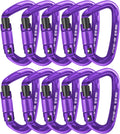 UIAA Certified Professional Heavy Duty Large Locking Carabiner Clips Climbing Carabiner 25kN Auto Locking Carabiner