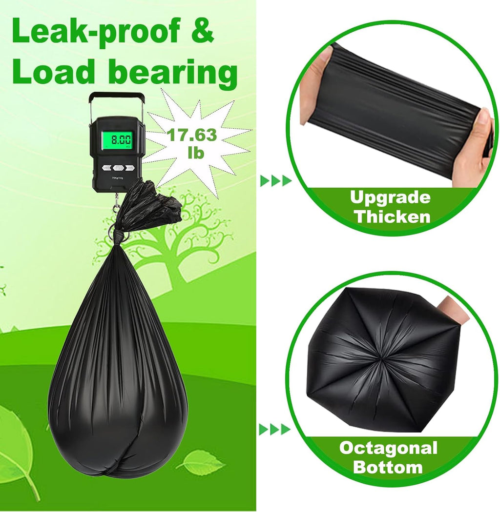108 Portable Toilet Bags, TALTBREX 8 Gallon Biodegradable Camping Toilet Bags for Portable Potty, Thickened