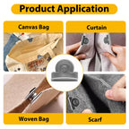 24 Pair Seamless Magnetic Snaps for Purses and Totes, Silver