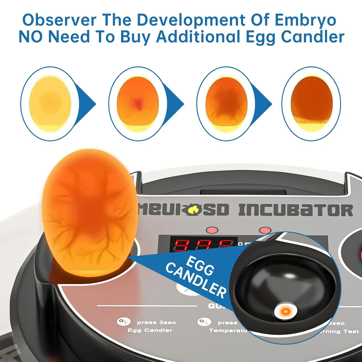 12-24 Egg Incubator incubators for Hatching Eggs