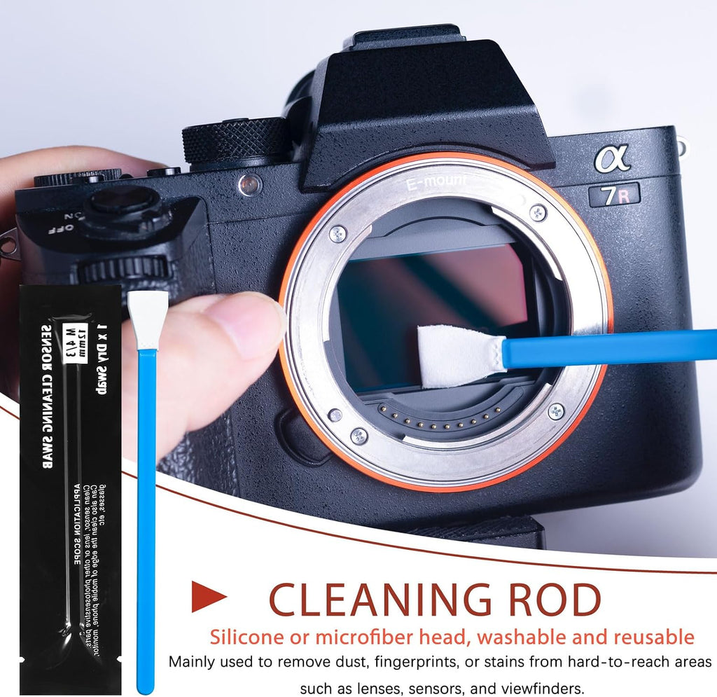 Camera Cleaning kit - Professional Camera Lens Cleaning Kit,Complete DSLR & Mirrorless Camera Sensor Cleaning Set Kit