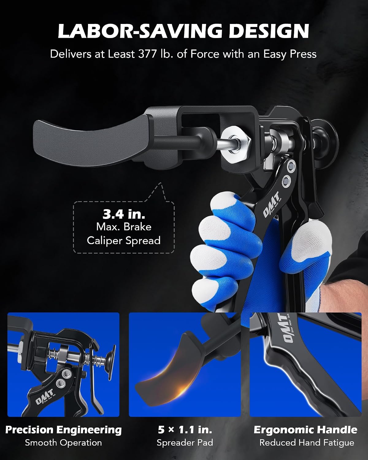 OMT Dual Piston Brake Caliper Compressor Brake Piston Compressor Tool
