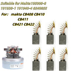 6 PCS CB408 Angle Grinder Carbon Brushe Compatible with Makita Models CB410