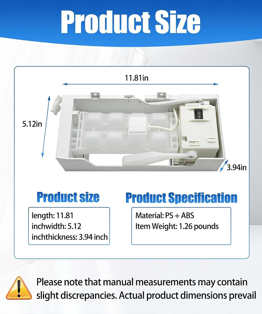 W11455232 W11397137 Refrigerator Ice Maker