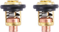 75692Q2 Thermostat Kit for Marine 135HP 150HP 175HP 200HP V6 143 Degree Replace for GLM 13340, 2 PCS