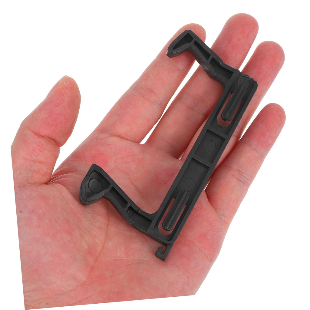 Microwave Door Latch Hook Replacement Part, ABS Black Mm721ng1-pw1