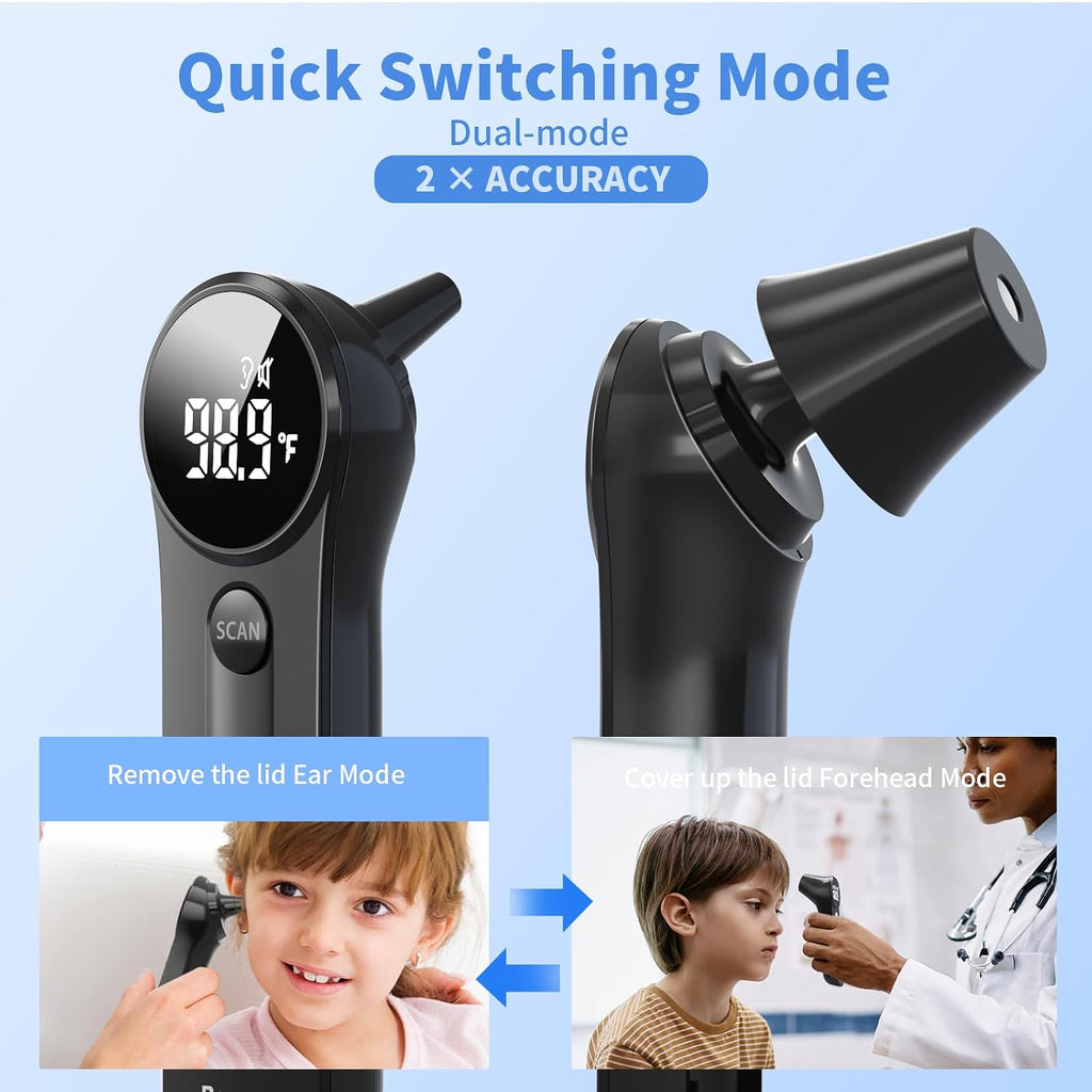 Thermometer for Adults, Kids, Accurate Digital Forehead Thermometer, Medical Grade FSA-HSA Eligible Touchless