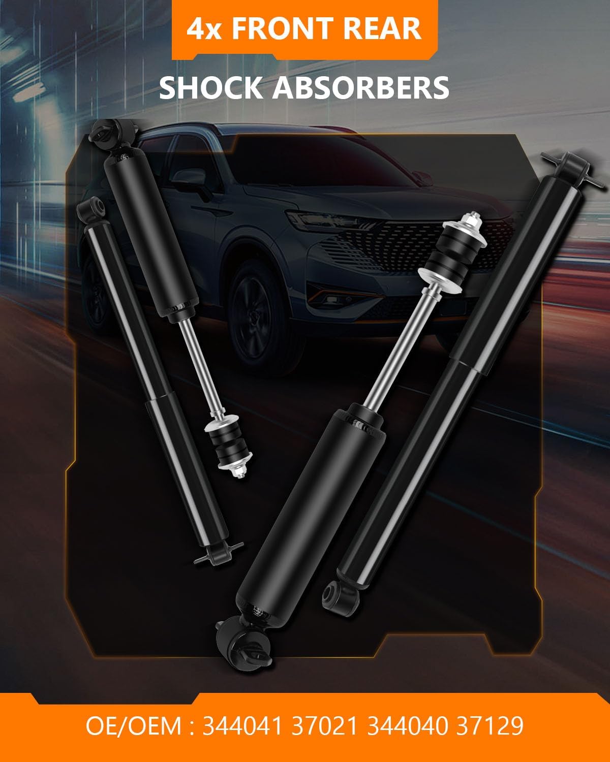 OCPTY Front Rear Shocks Struts for Chevy Blazer 1995-2005 344040 344041 RWD