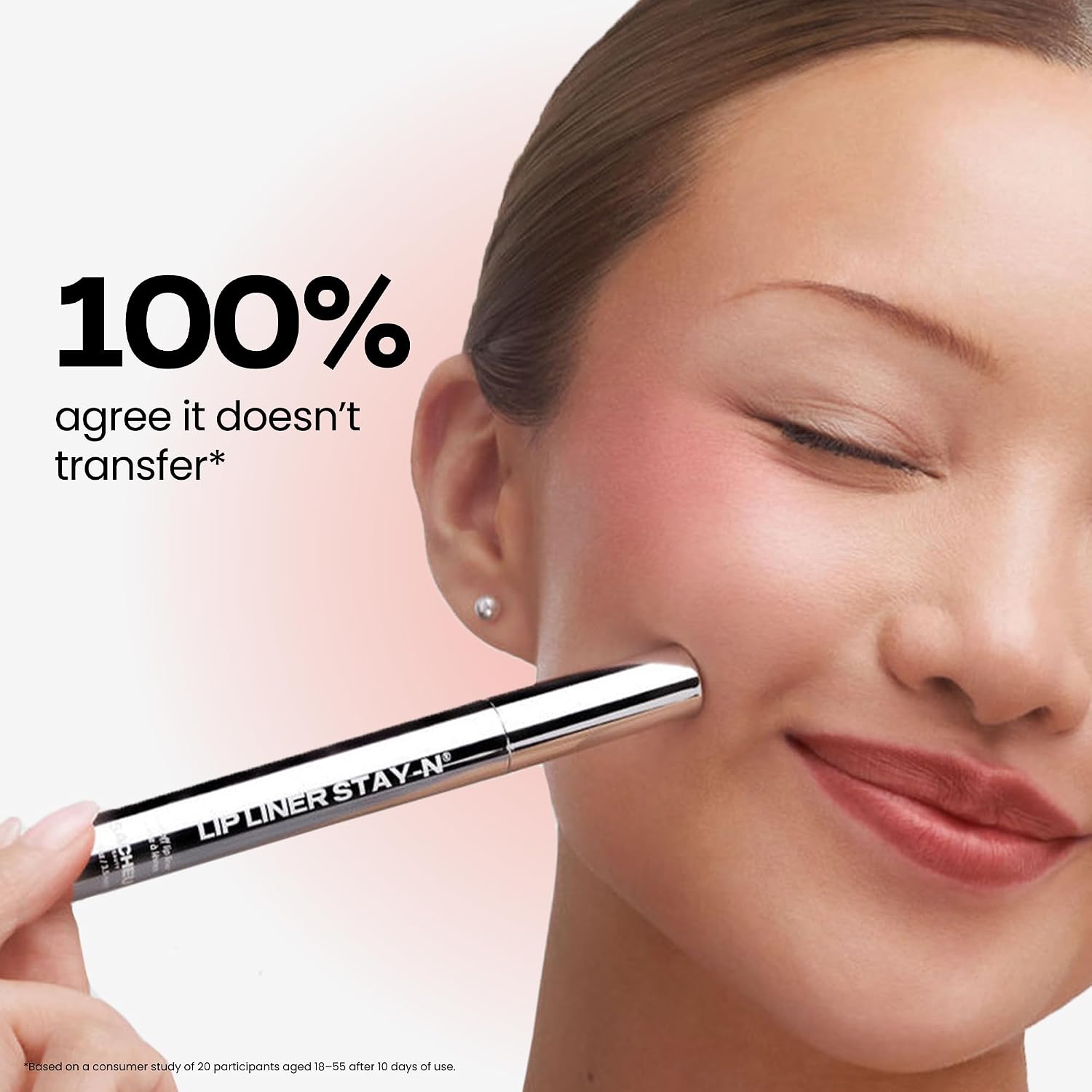 Lip Liner STAY-N Peel Off Lip Stain, Longwear, Low Key | Water-resistant, transfer & smudge-proof, lip tint with