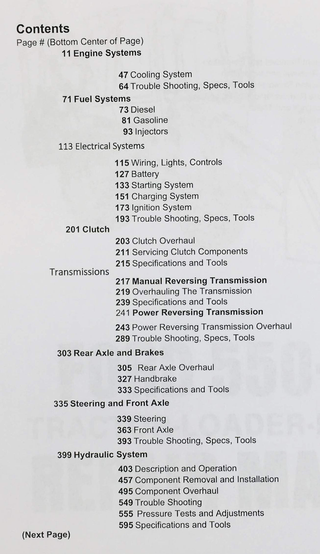 Service Manual for Ford 550 555 Tractor Loader Backhoe Repair Technical Shop Book