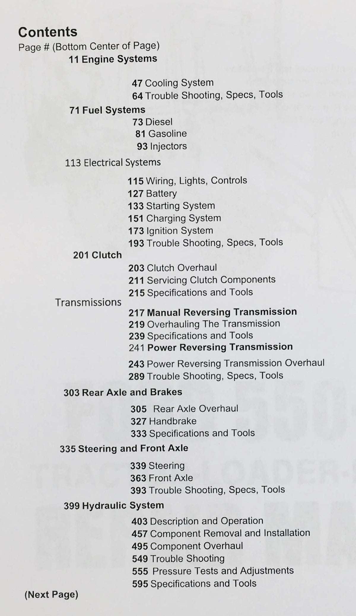 Service Manual for Ford 550 555 Tractor Loader Backhoe Repair Technical Shop Book