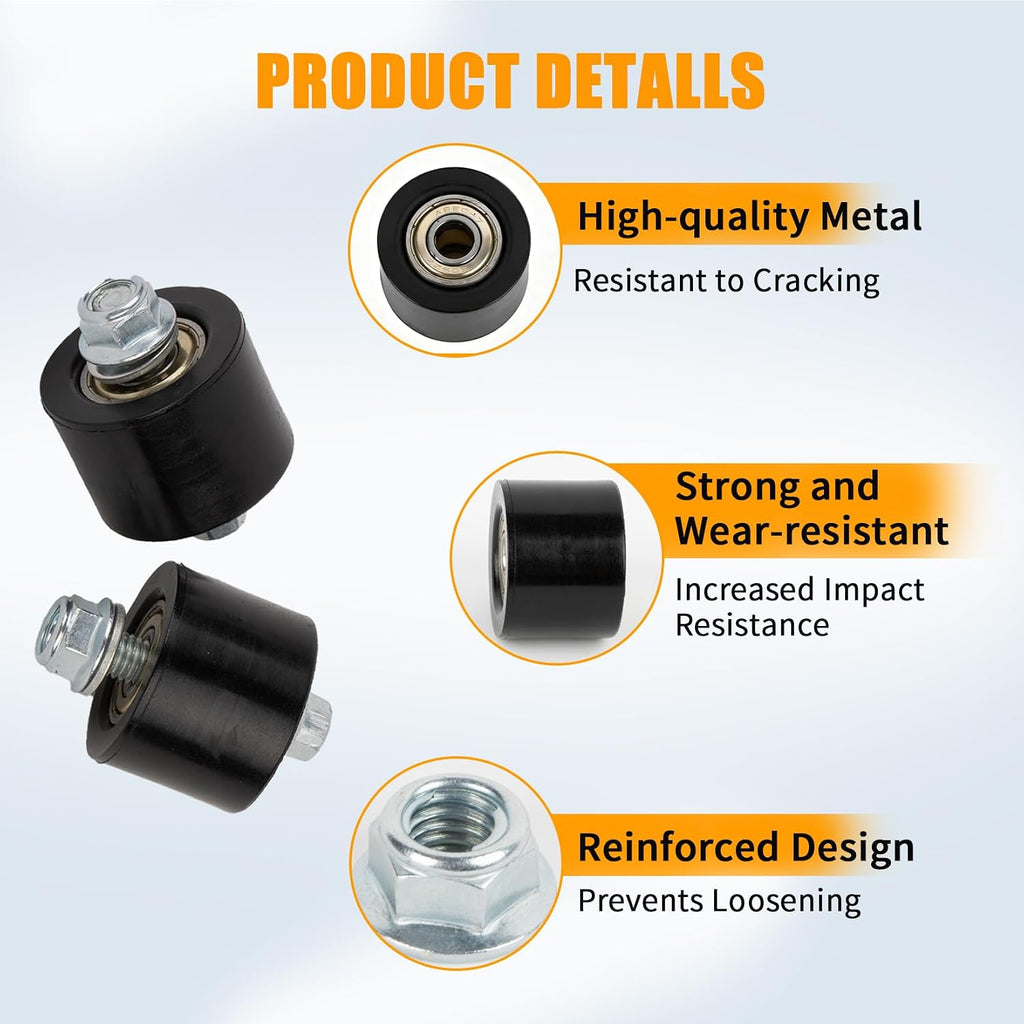 PSLER 2pcs Lower Chain Roller Guide for Banshee 1987-2006 Raptor 350 ATV
