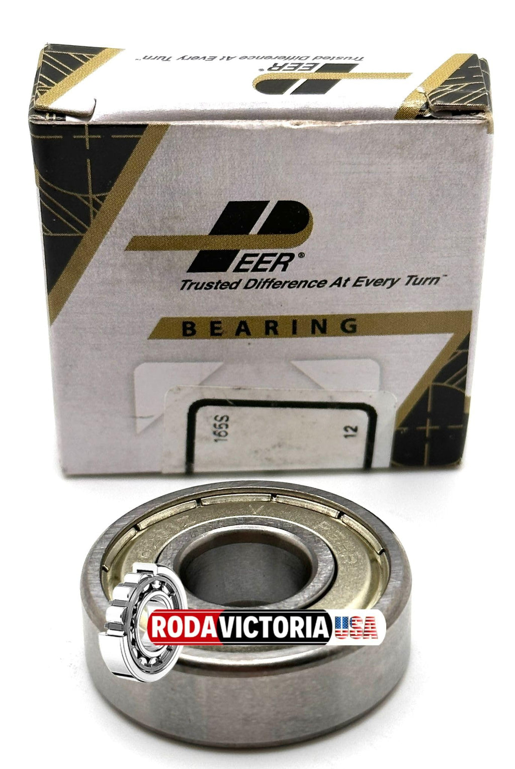 Peer 6201-8 ZZ DV2 DEEP Groove Ball Bearing Special BORE ½” 12,7x32x10 mm
