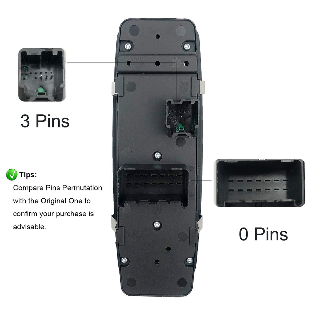 ORIGINSUN 68298871AA Master Power Window Switch Front Left Driver Side