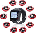 T128 Restaurant Pager System, Wireless Call System, 10 Buttons