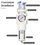 TAILONZ 3/4"NPT AW4000-06 Manual Drain Filter Regulator
