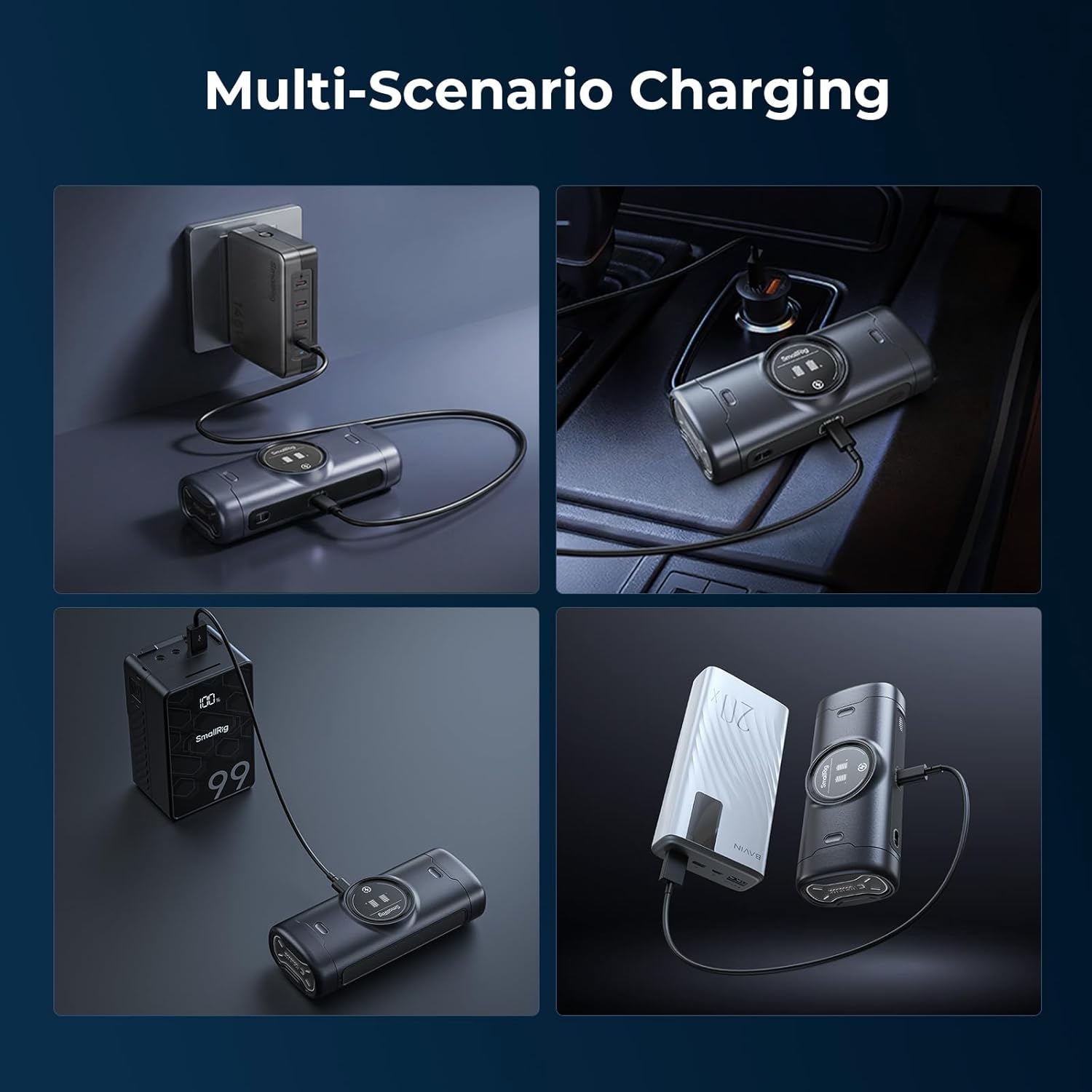LP-E6P Charger for Canon, 2.5H Dual Slot for LP-E6NH LP-E6N LP-E6 | 18W Fast Charging, with HD Display, Full Decoded
