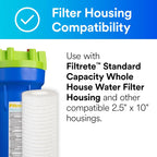 Filtrete String Wound Whole House Filter Replacement 3WH-STDSW-F02, 2-Pack | String Wound Filter Helps Helps Protect