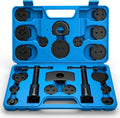 22pc Brake Caliper Compression Tool Set, Heavy Duty Brake Piston Compressor Tool and Wind Back Tool Kit for Brake Pad